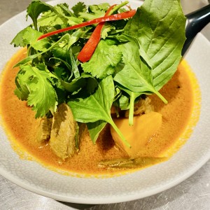 Slow cooked red curry